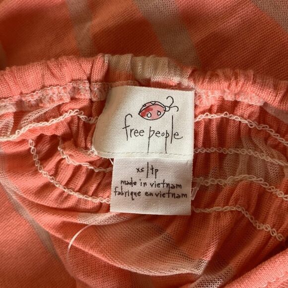 Free People Sheer Zebra Stripe Tank Size XS - Picture 9 of 11